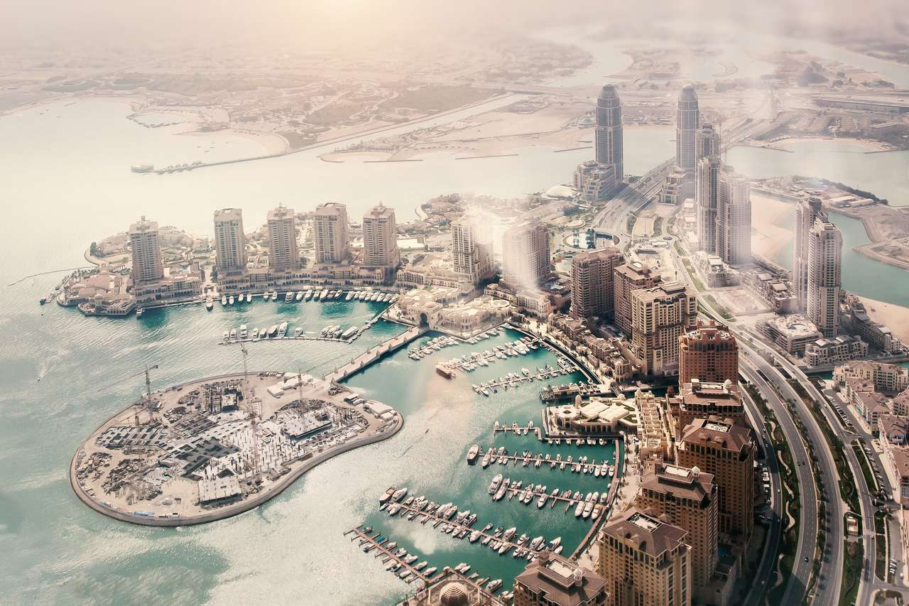 Doha, la capital del estado de Qatar rompecabezas en línea