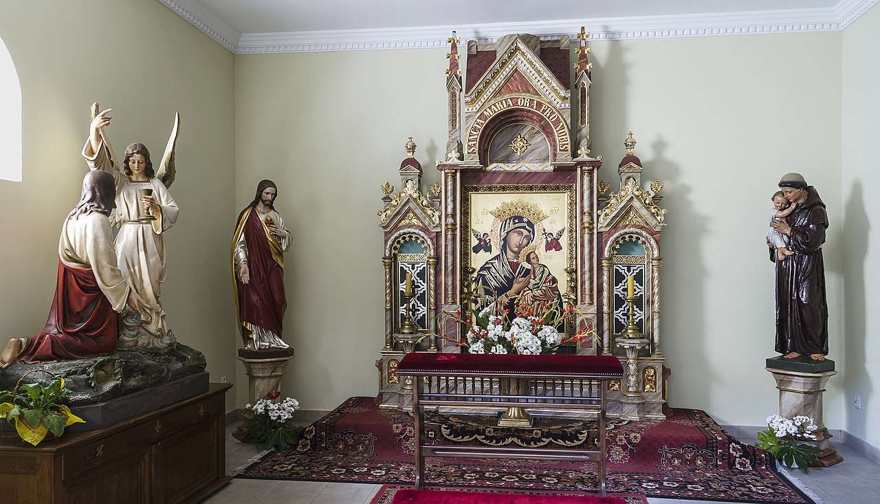 Église de la Nativité de la Bienheureuse Vierge Marie à Lądk puzzle en ligne