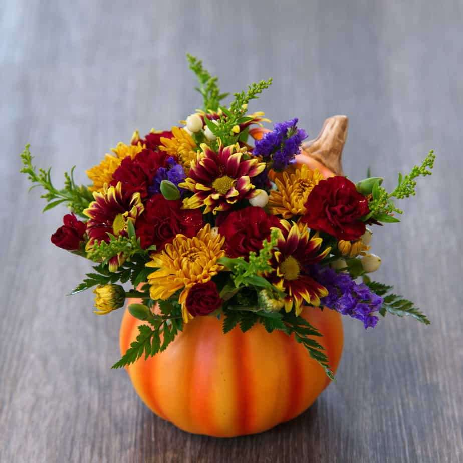 Букет от есенни цветя онлайн пъзел
