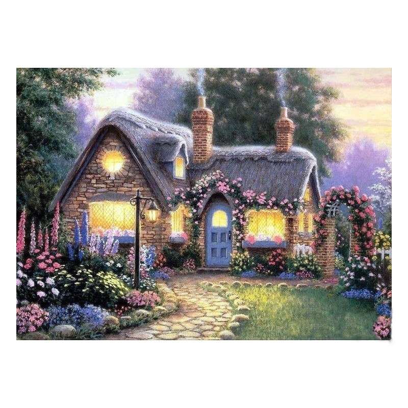 flower cottage online puzzle