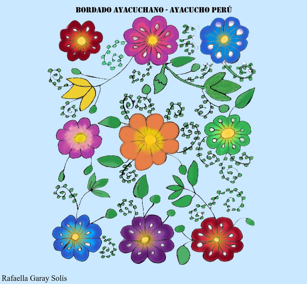 Ayacuchano-Stickerei Puzzlespiel online