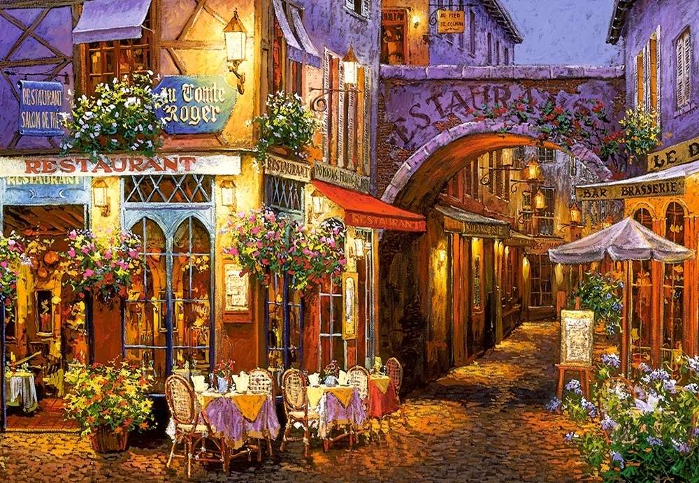 Een rotsachtige straat in de Provence online puzzel