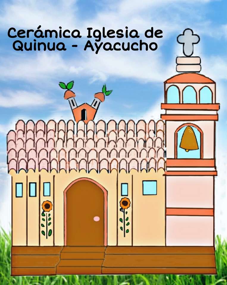Keramikkirche von Quinua - Ayacucho Online-Puzzle