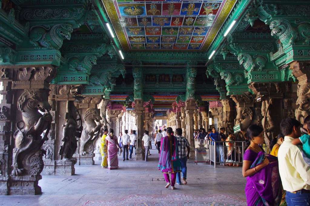 Minakshis tempel i Madurai Pussel online
