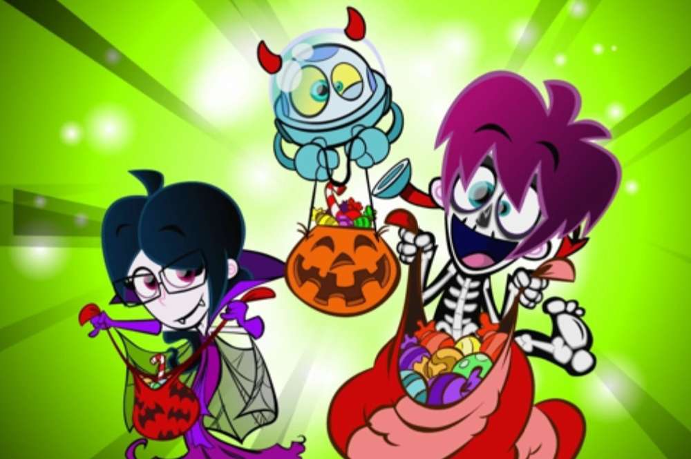 Halloween Lucky Fred online puzzel