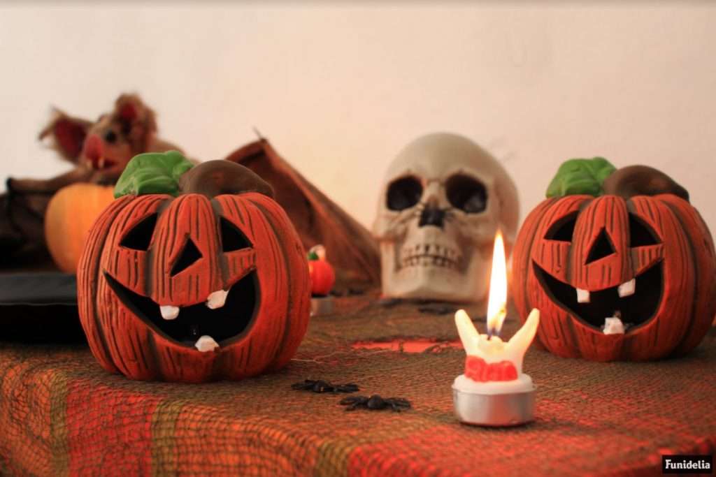 Decoraciones de halloween rompecabezas en línea