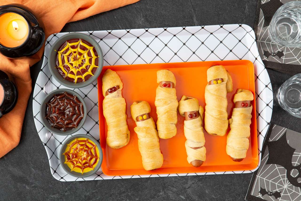 Hotdog della mamma di Halloween puzzle online