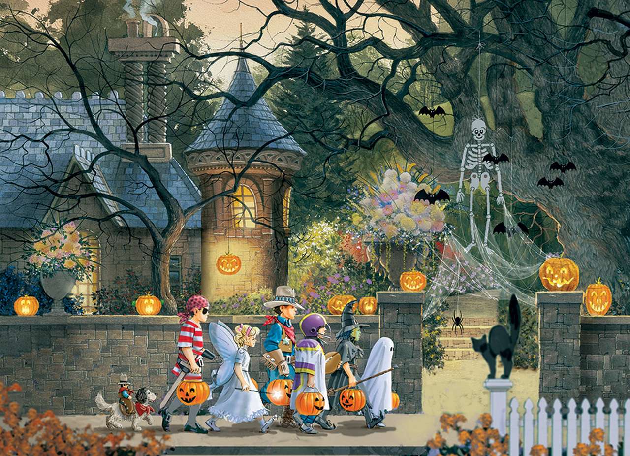 Copains d'Halloween puzzle en ligne