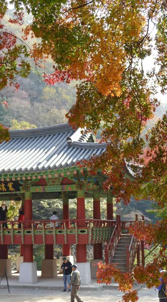 őszi templom kirakós online