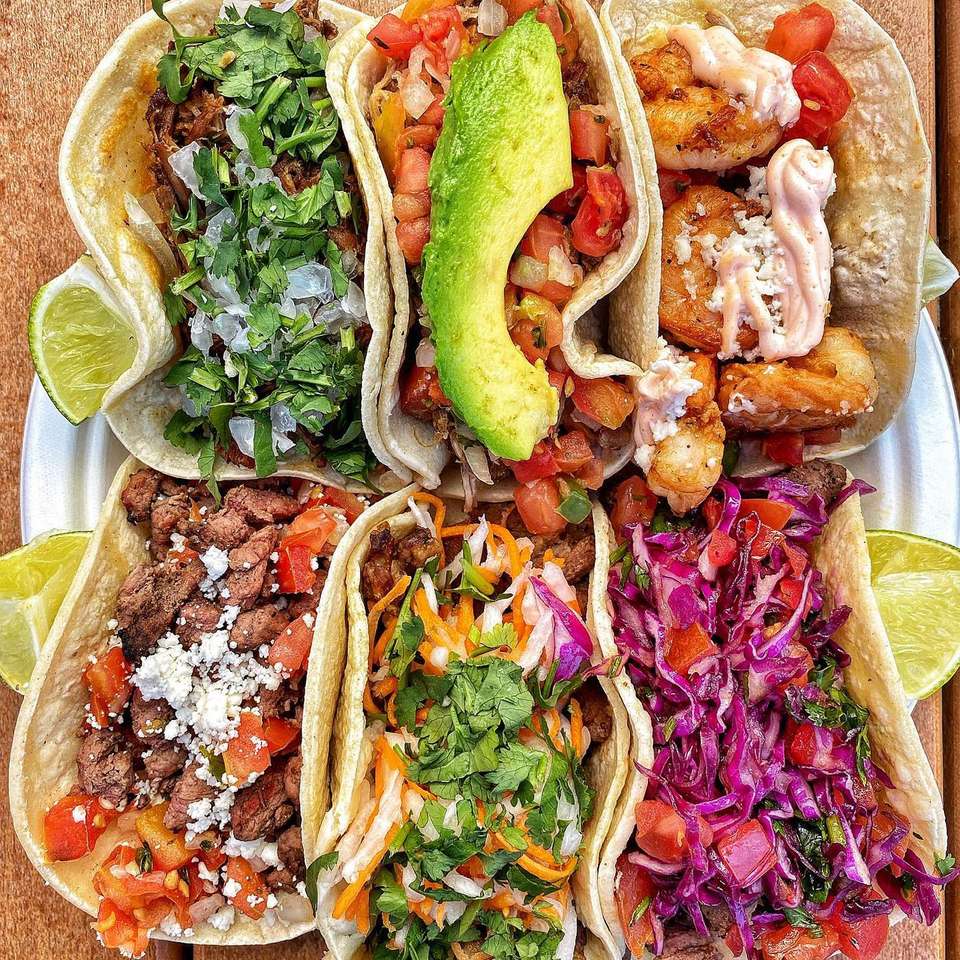 Διαφορετικά είδη Tacos παζλ online