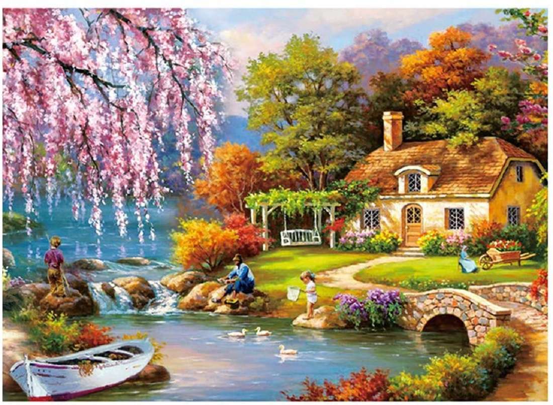 Here, everything is luxury, calm and pleasure. online puzzle