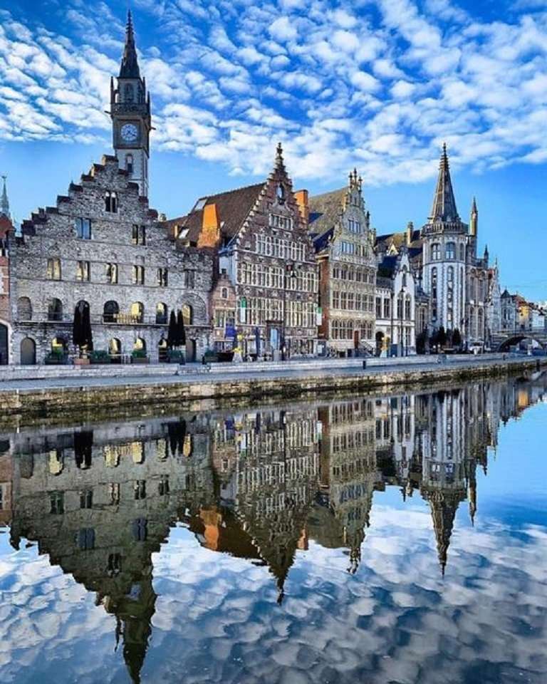 La Belgique. Gand. puzzle en ligne