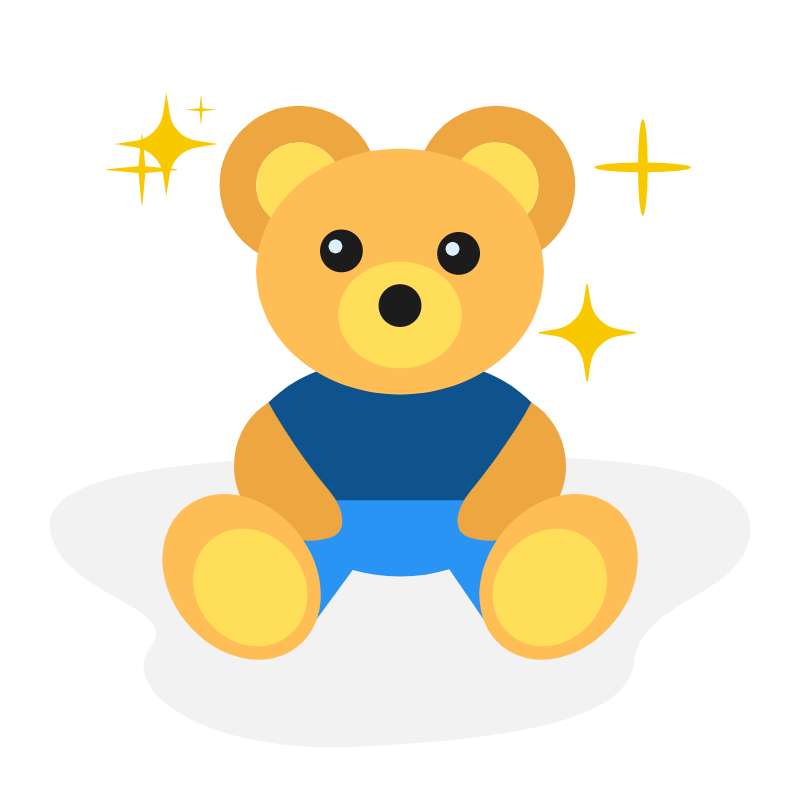 Puzzle mit einem Teddybären Online-Puzzle