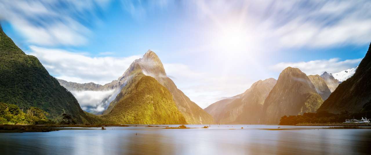 Milford Sound, Nya Zeeland pussel på nätet