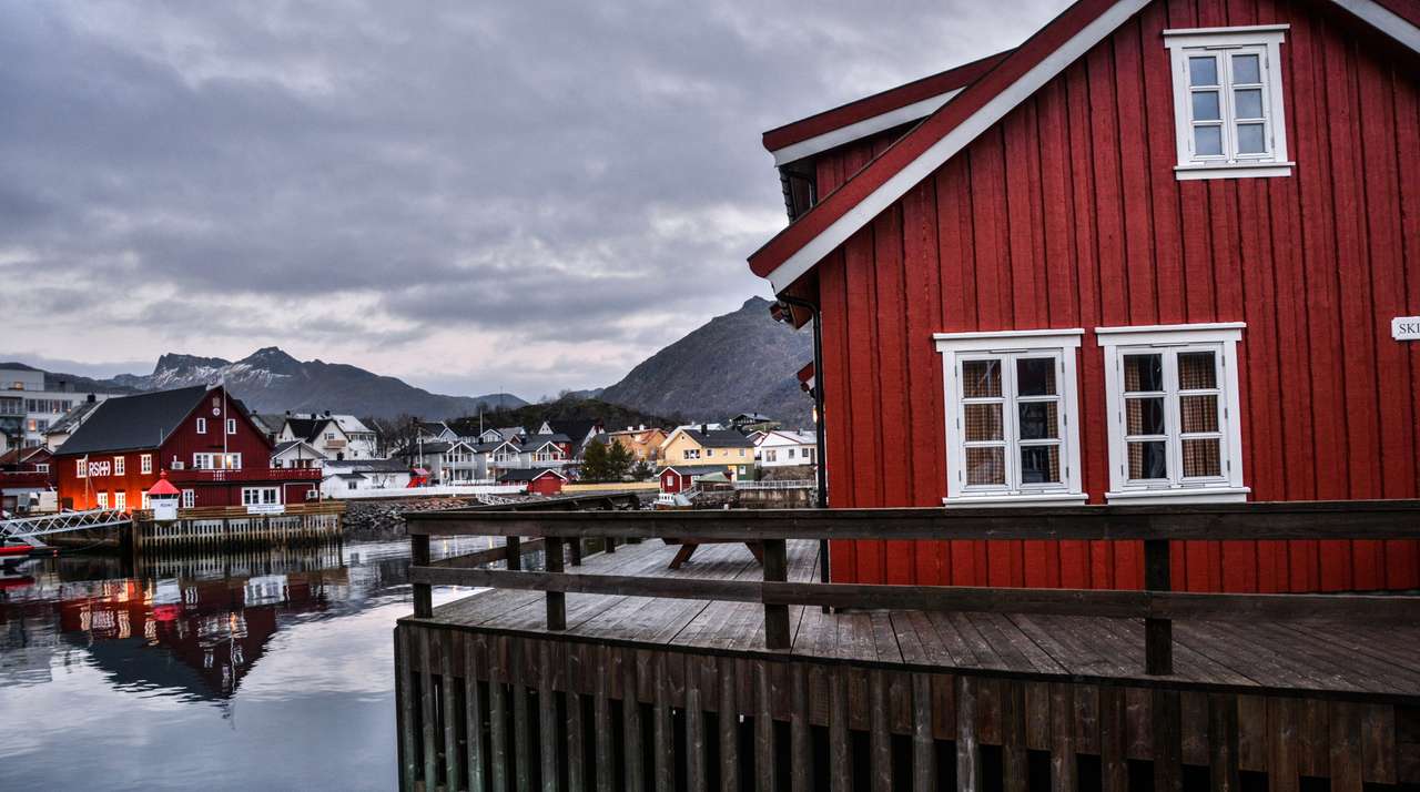 Лофотенские острова - Норвегия пазл онлайн