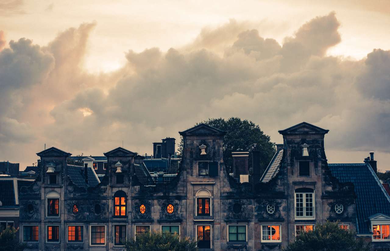 Prinsengracht, Amsterdam, Nederländerna pussel på nätet