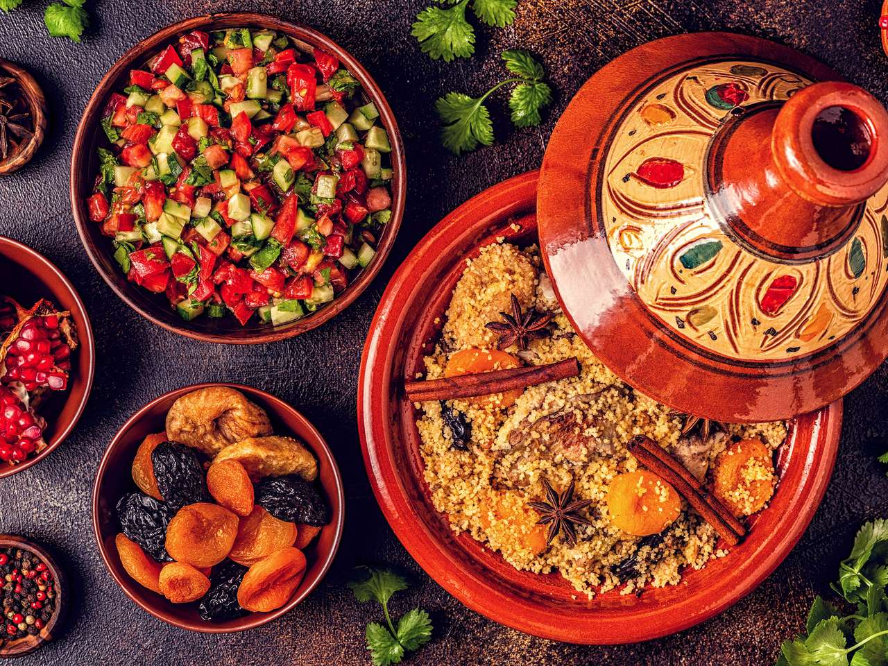 Tajine tradicional marroquí rompecabezas en línea