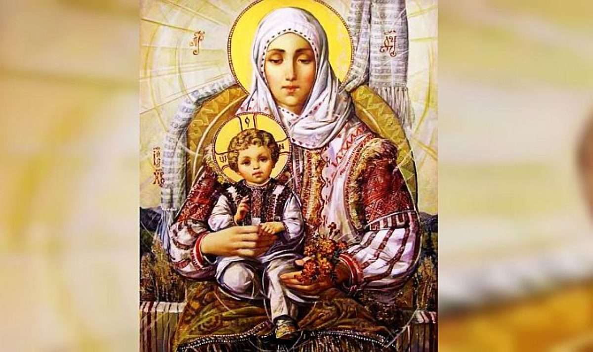 A Mãe de Deus e o povo romeno quebra-cabeças online
