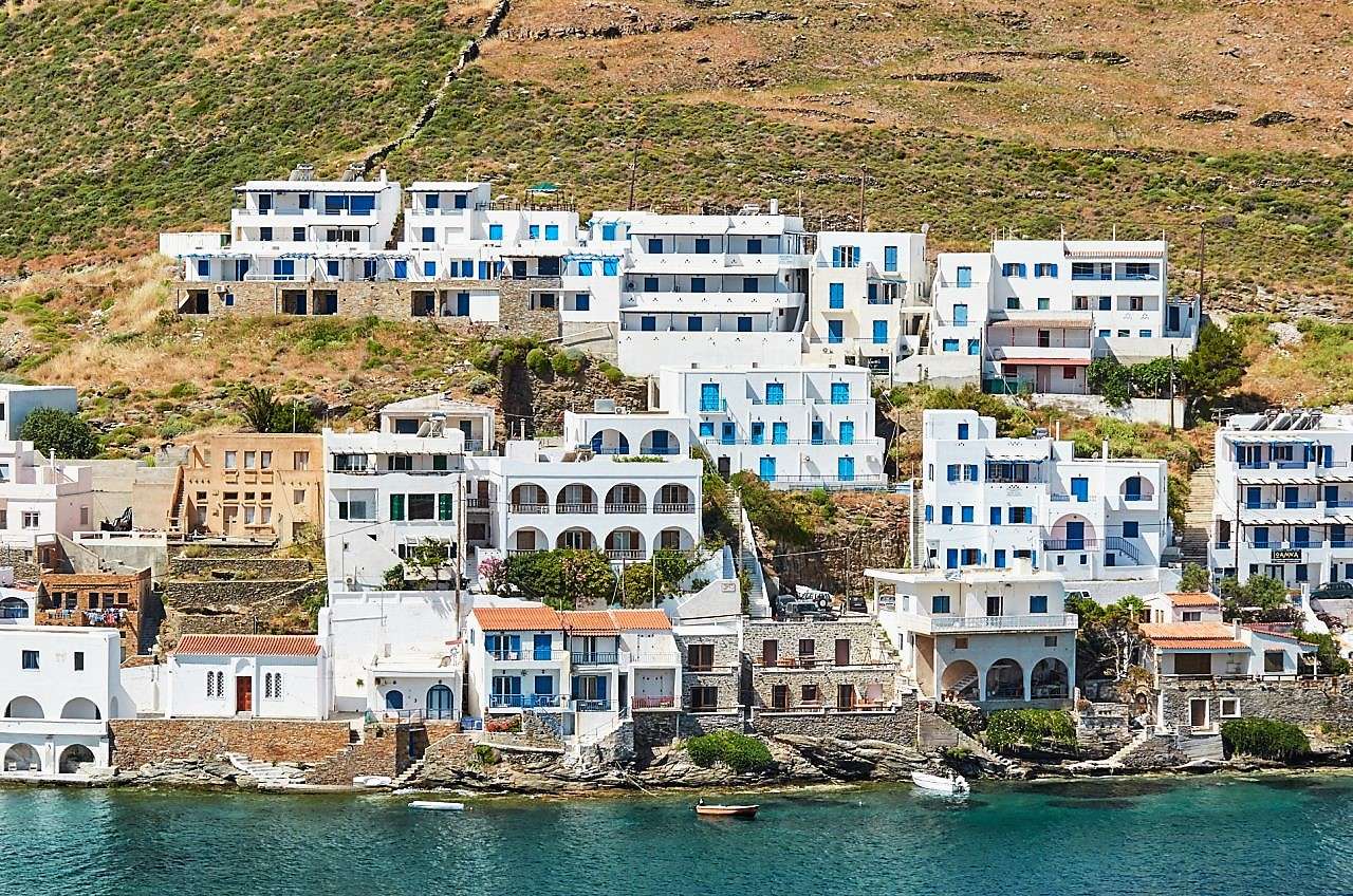 Kythnos Greek island online puzzle