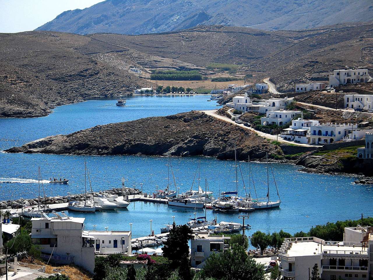Kythnos görög sziget online puzzle