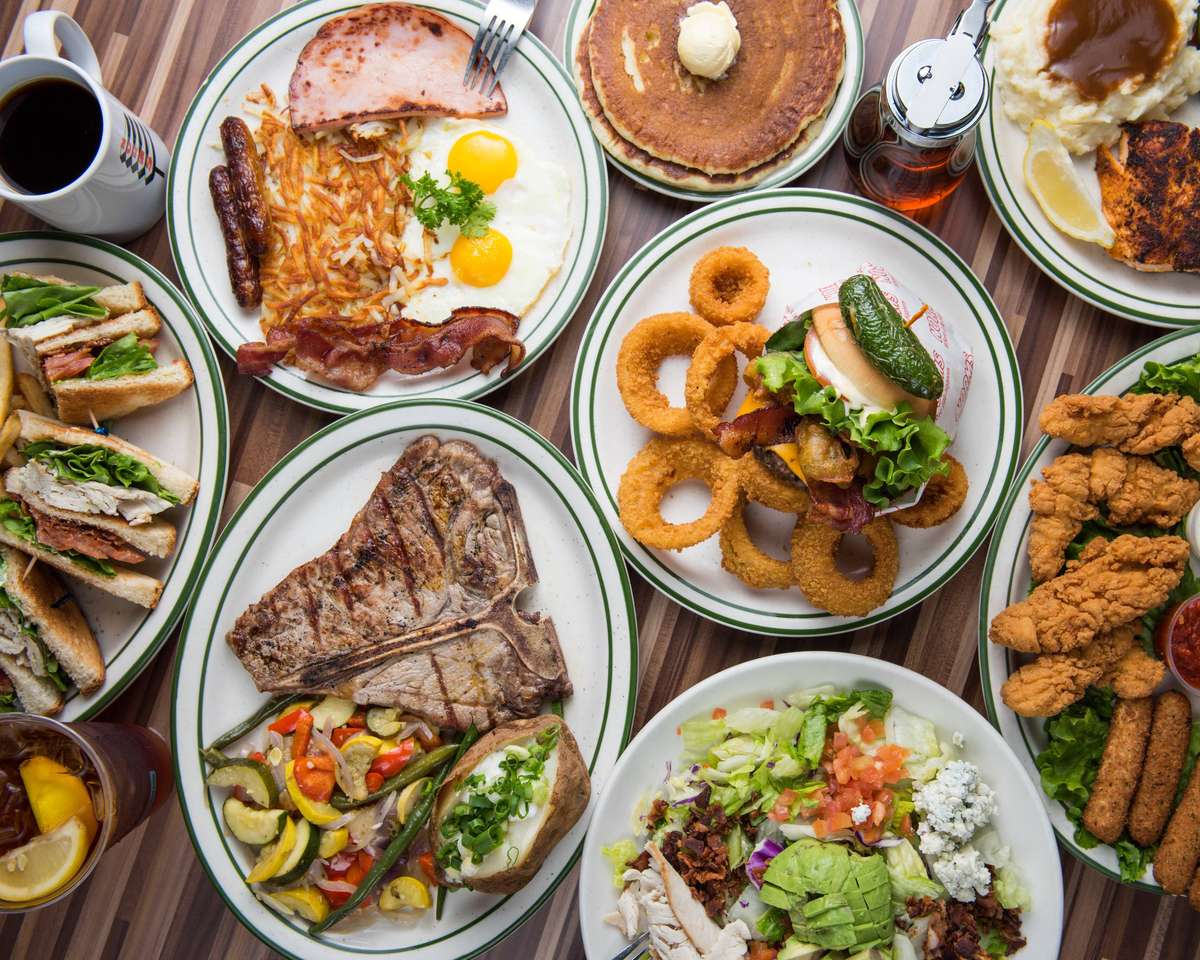 Mâncare în stil Diner puzzle online