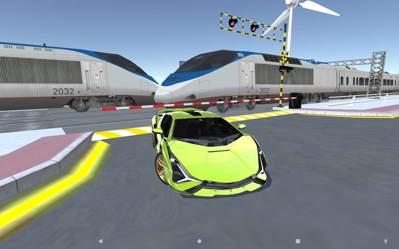 3D-rijles Lamborghini sian online puzzel