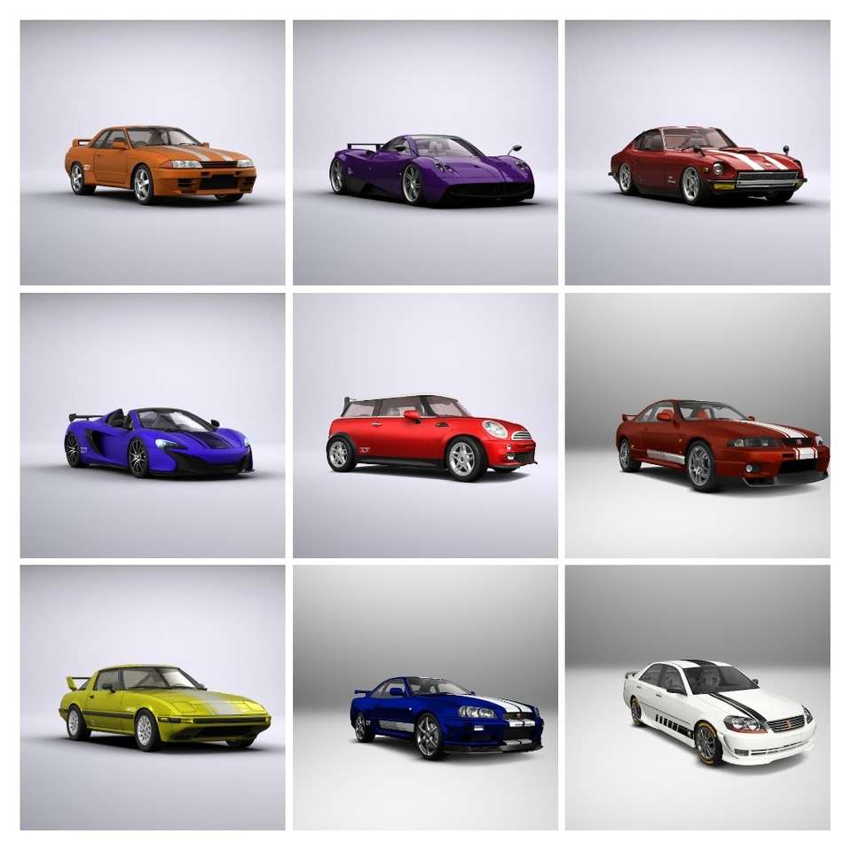 A legjobb 3D tuning autók kirakós online