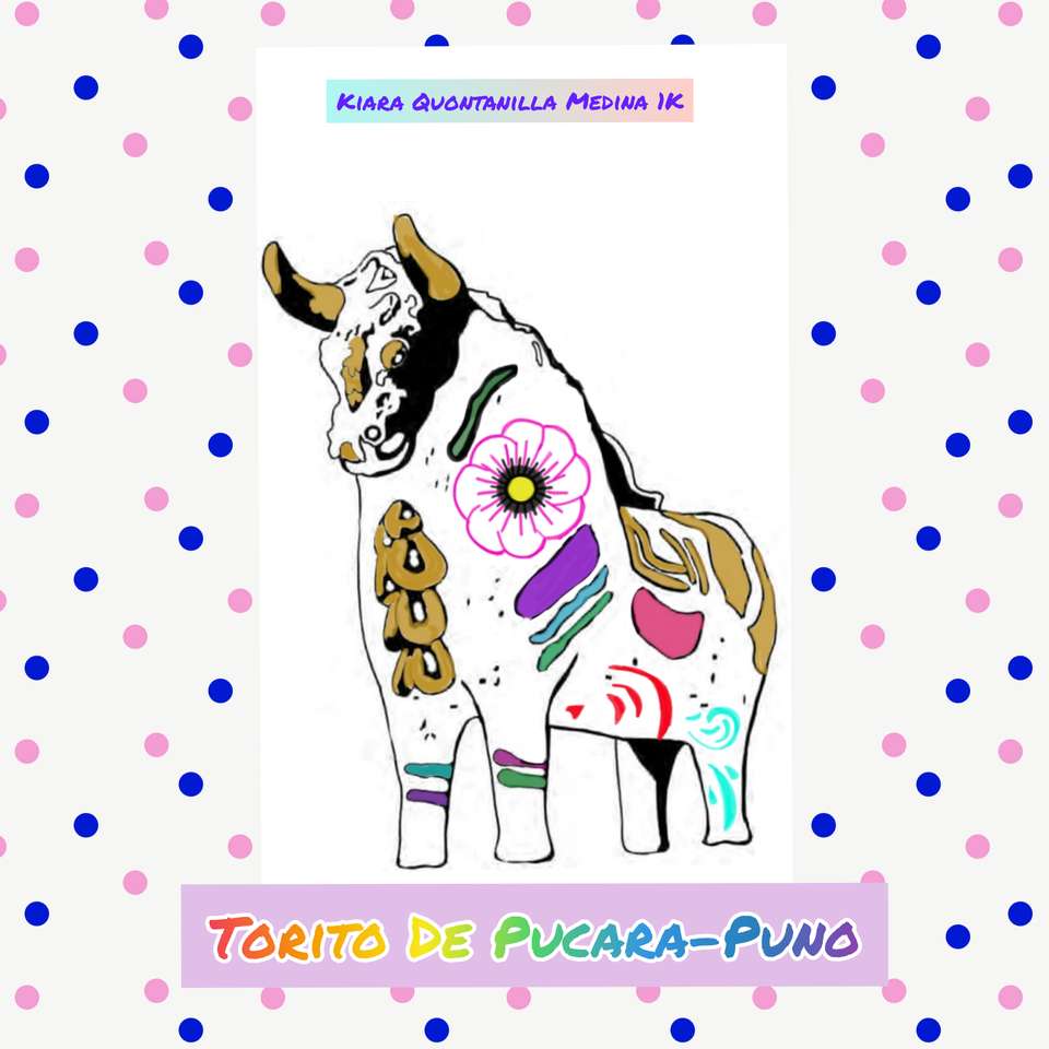 1K Kiara Quintanilla Medina Torito de Pucara jigsaw puzzle online