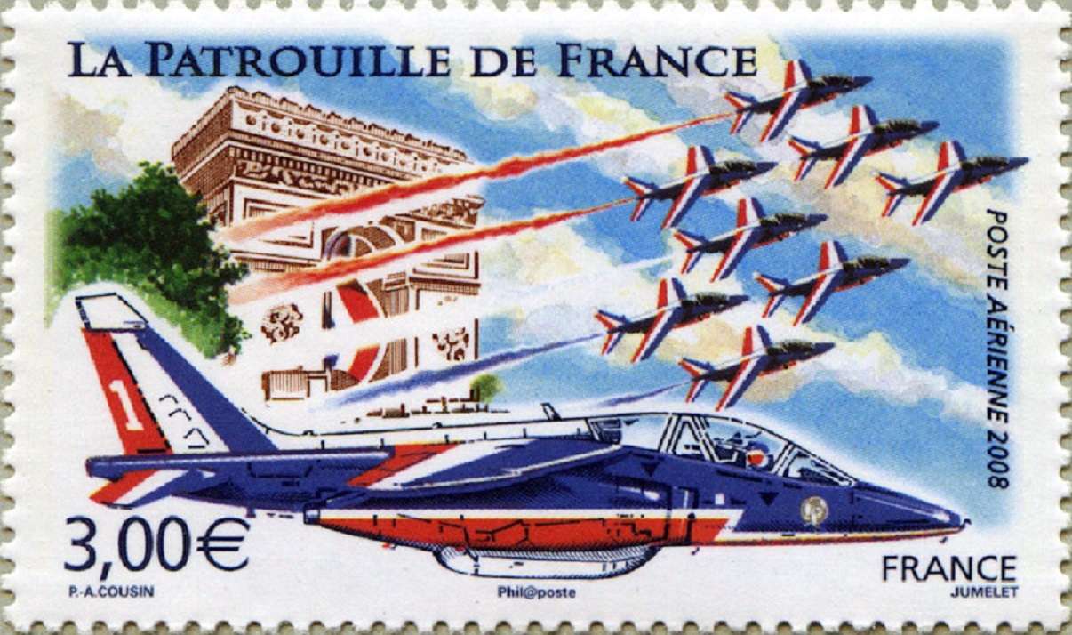 Patrouille de France πάνω από τα Ηλύσια Πεδία online παζλ