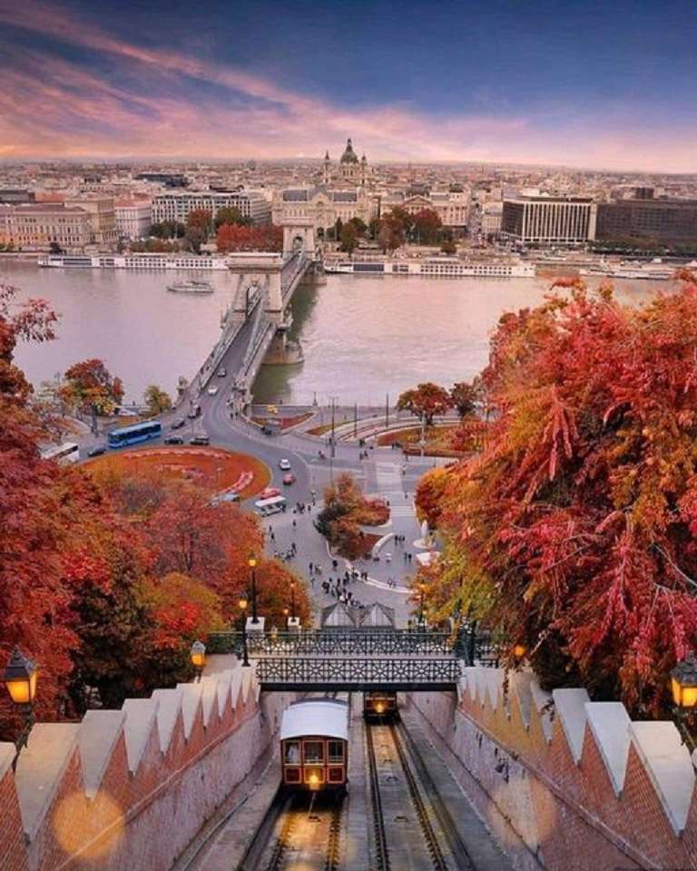 Herfst Boedapest. online puzzel