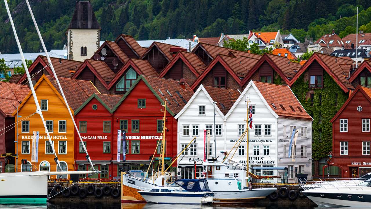 Bergen - Noorwegen online puzzel