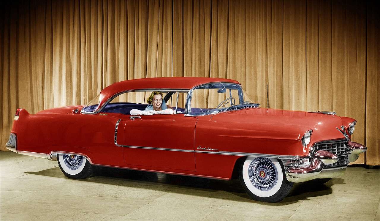 Cadillac Sixty-Two Coupe De Ville 1955 року випуску онлайн пазл