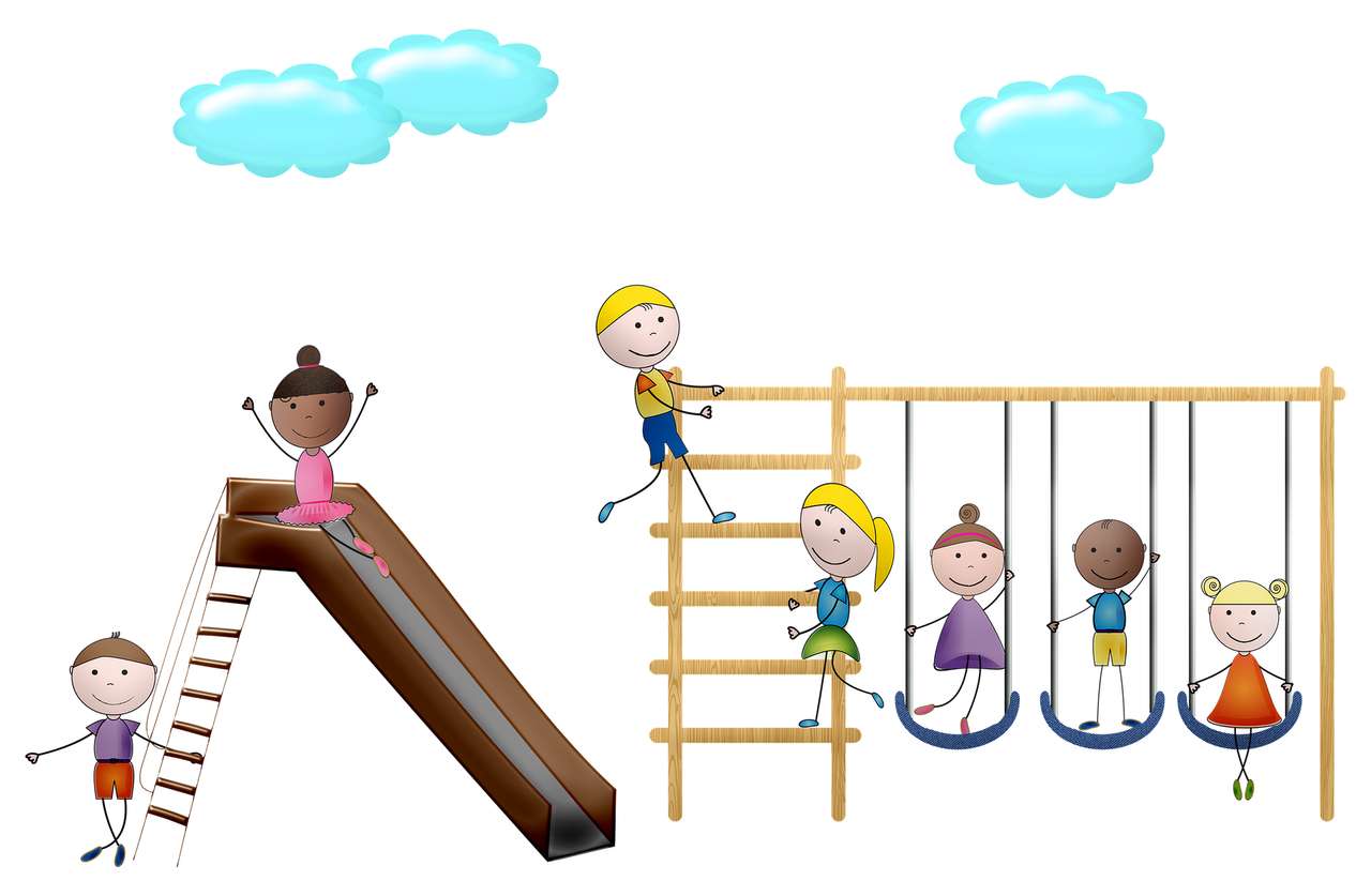 Fun in the playground. online puzzle