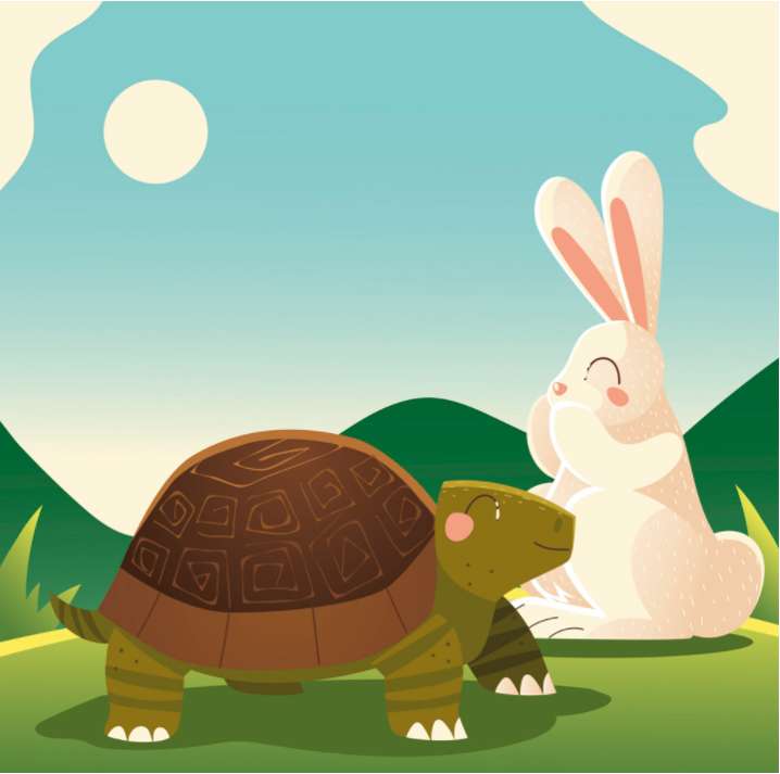 Rùa và thỏ Online-Puzzle