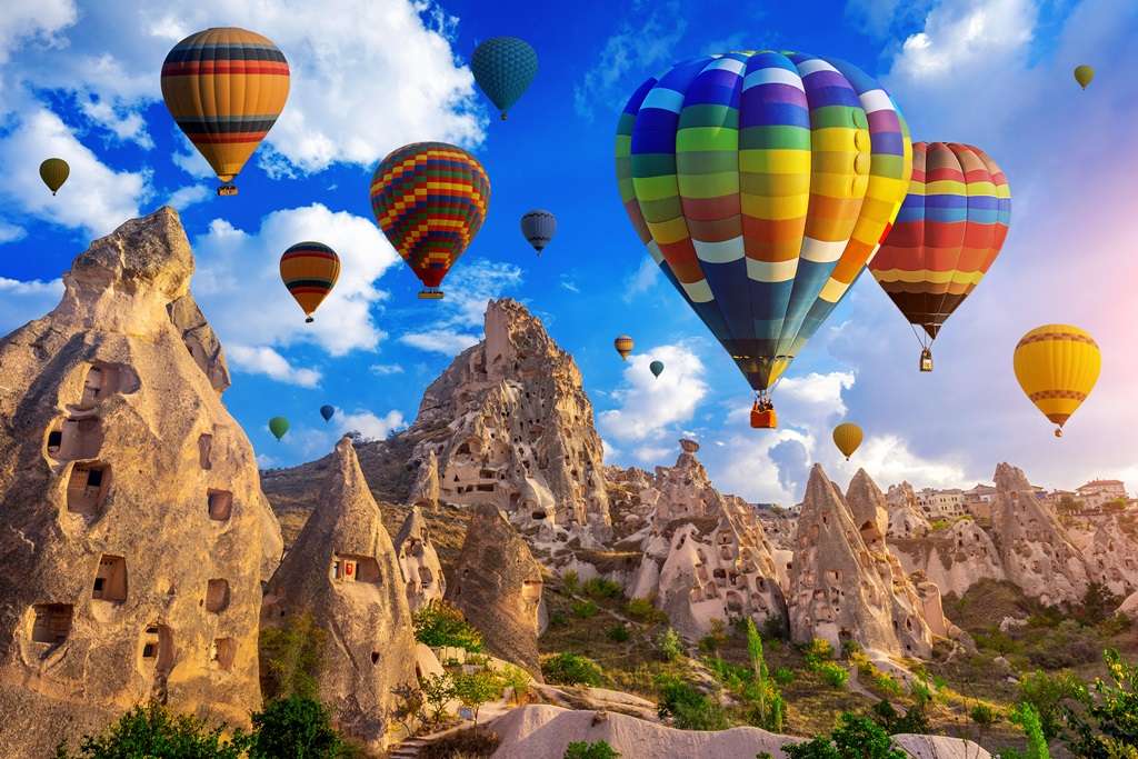 Cappadocië - een historisch land in centraal Turkije legpuzzel online