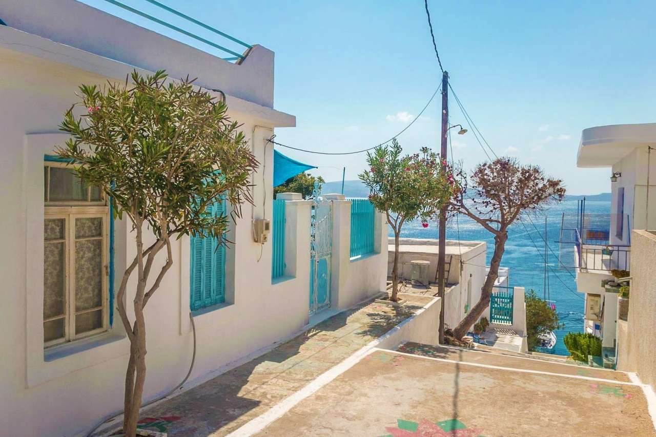 Orașul Adamas Insula Milos Grecia puzzle online