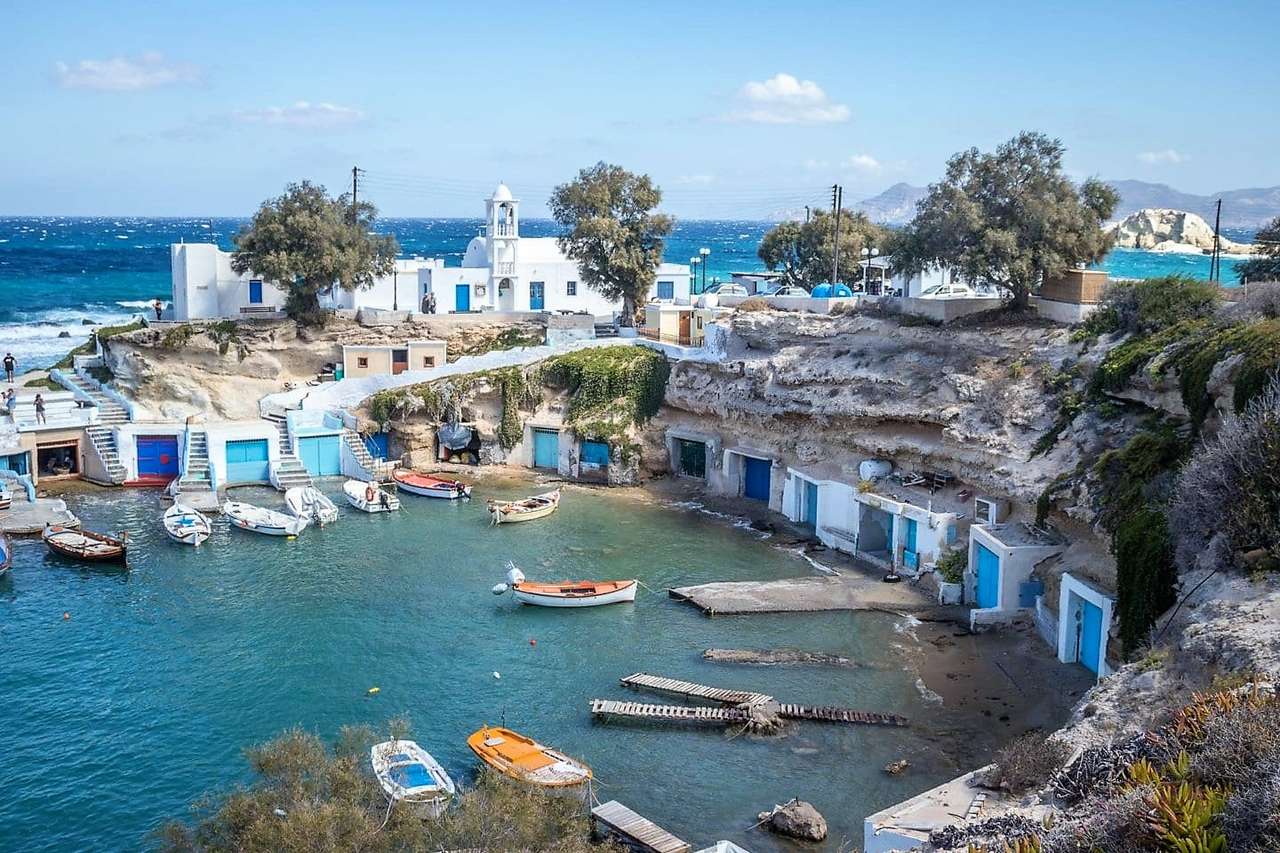 Milos görög szigete online puzzle