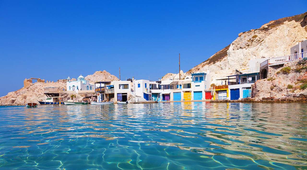 греческий остров Милос пазл онлайн