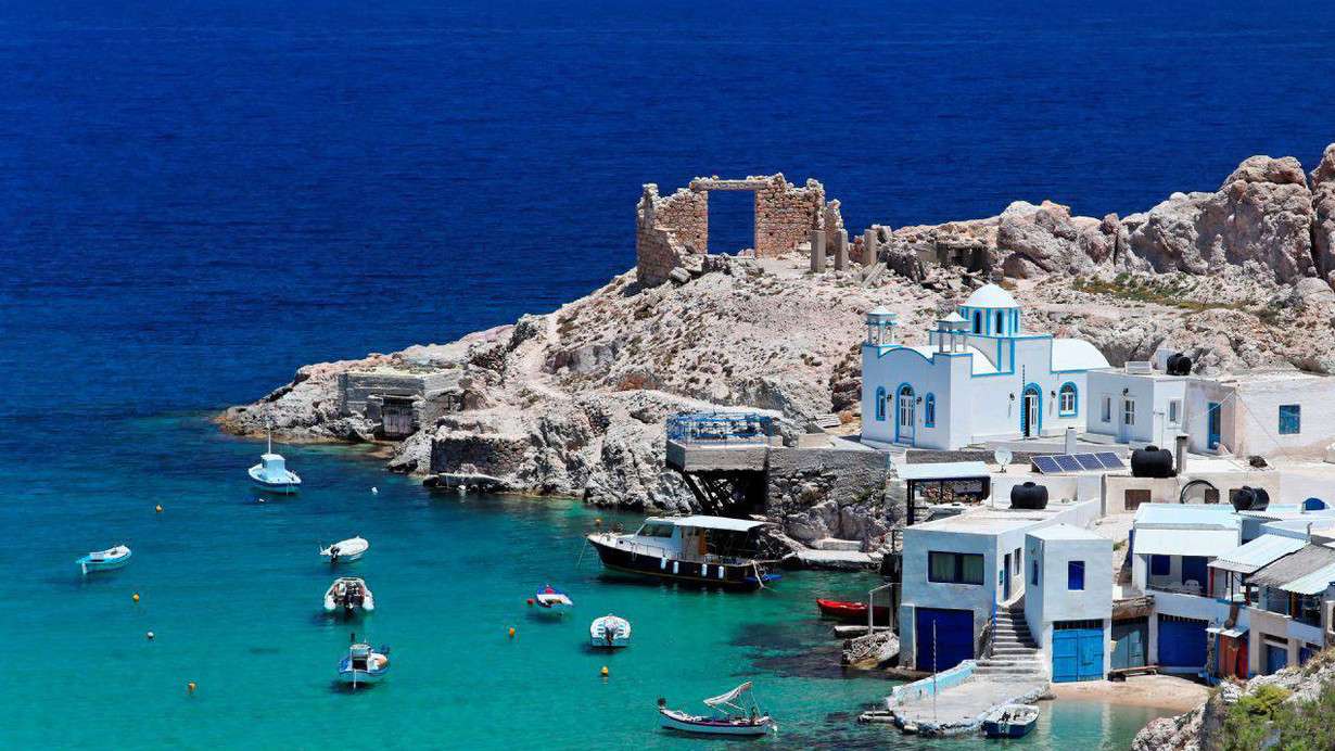 Grieks eiland Milos online puzzel
