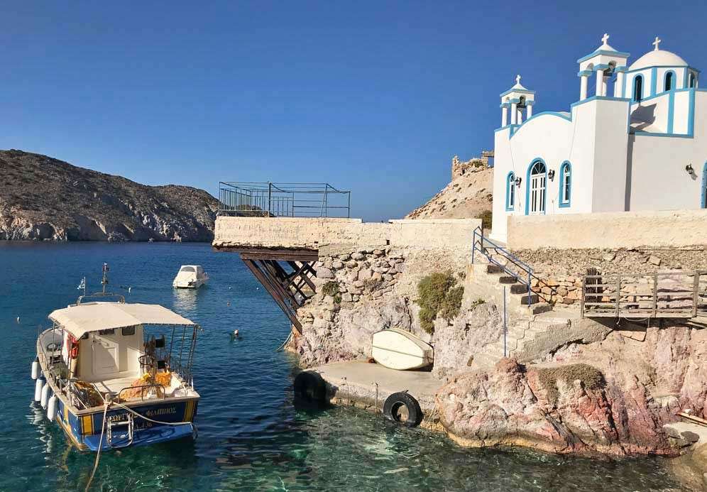 Den grekiska ön Milos Pussel online
