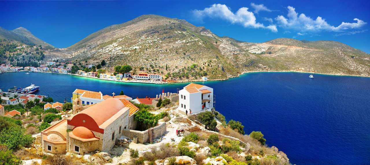 Греческий остров Кимолос онлайн-пазл