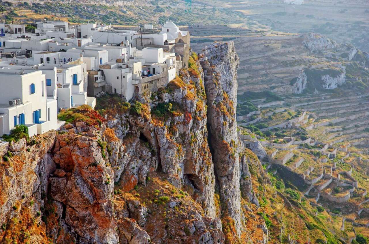 Ilha grega de Folegandros quebra-cabeças online