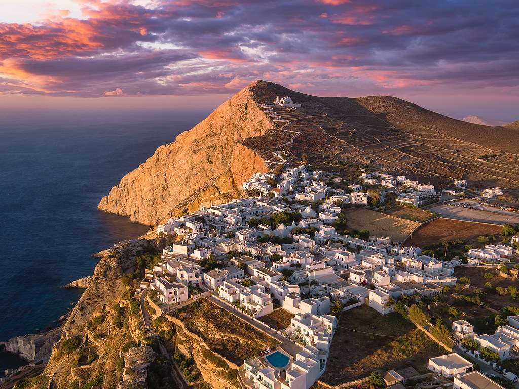 Folegandros görög szigete online puzzle