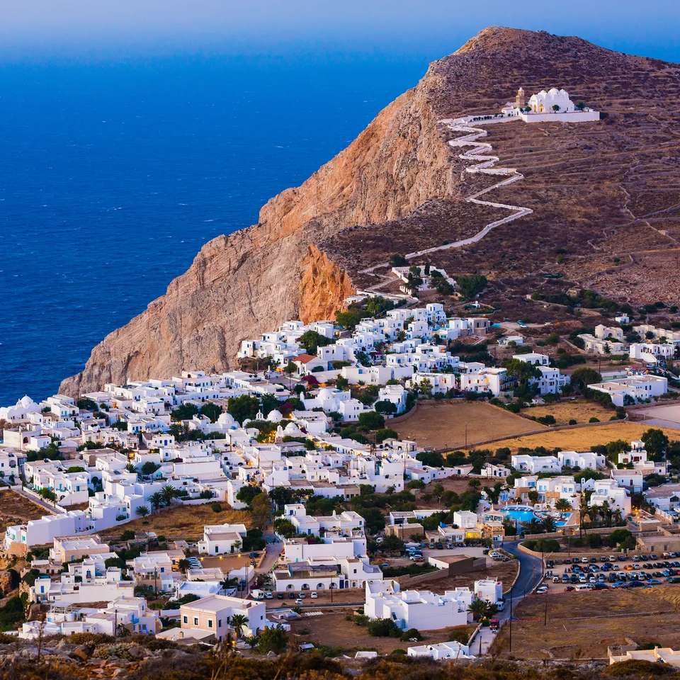 Гръцки остров Фолегандрос онлайн пъзел