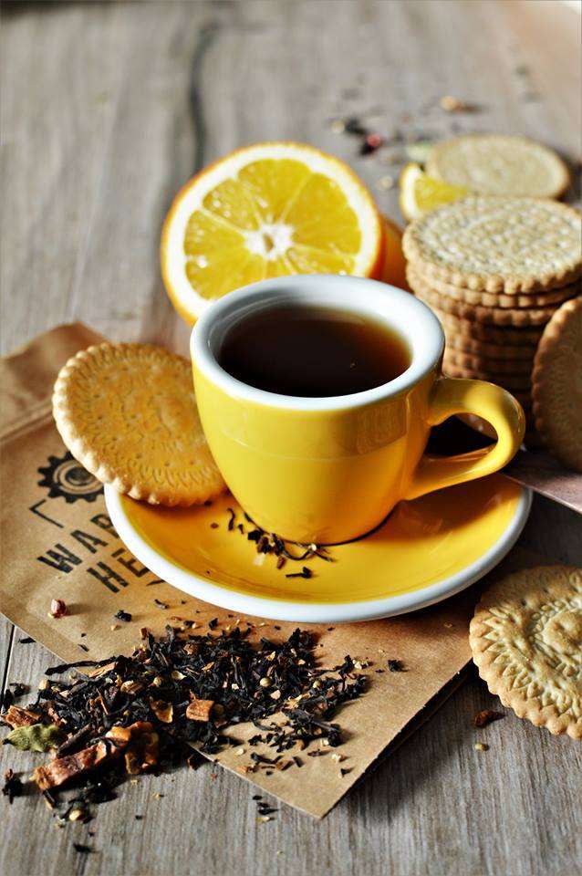 Prajituri cu ceai de portocale jigsaw puzzle online