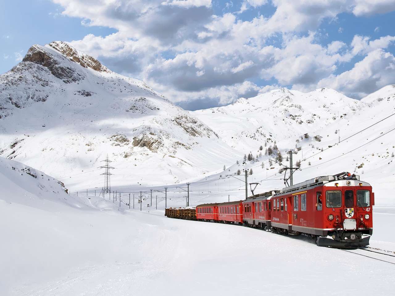 Το Bernina Express online παζλ