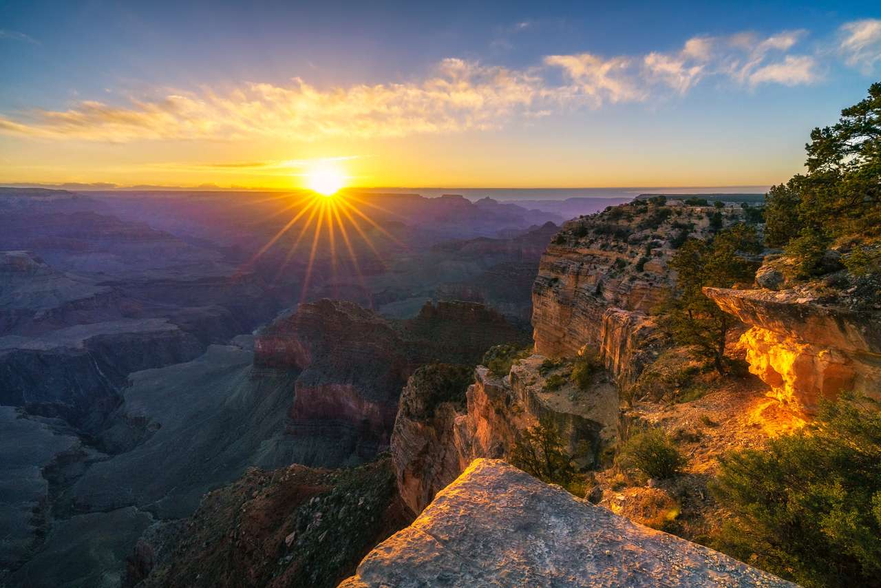 Grand Canyon Arizonában, az Egyesült Államokban online puzzle