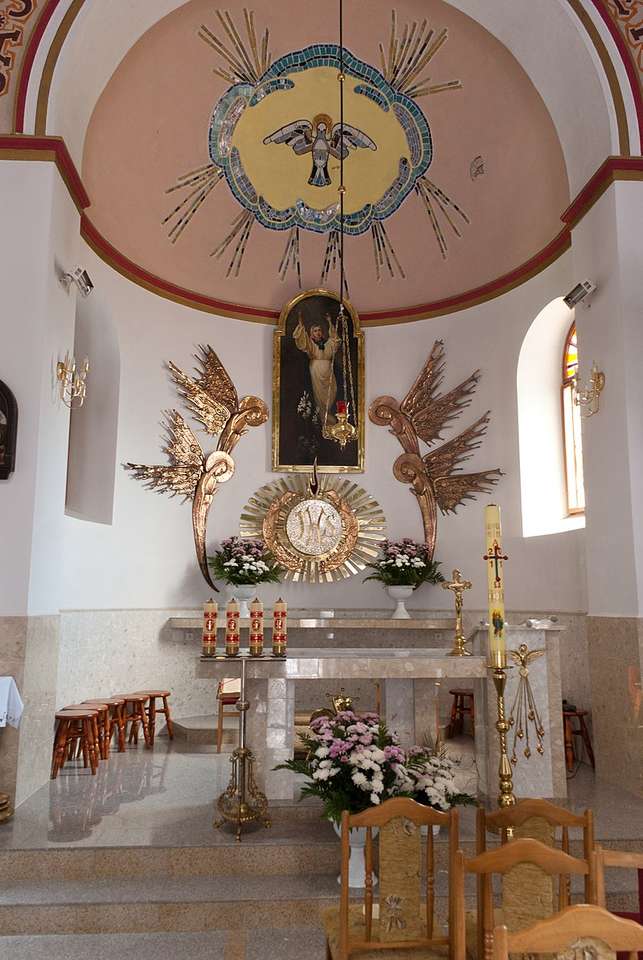 Église orthodoxe de la Dormition de la Mère de Dieu à Wróblik Królewsk puzzle en ligne