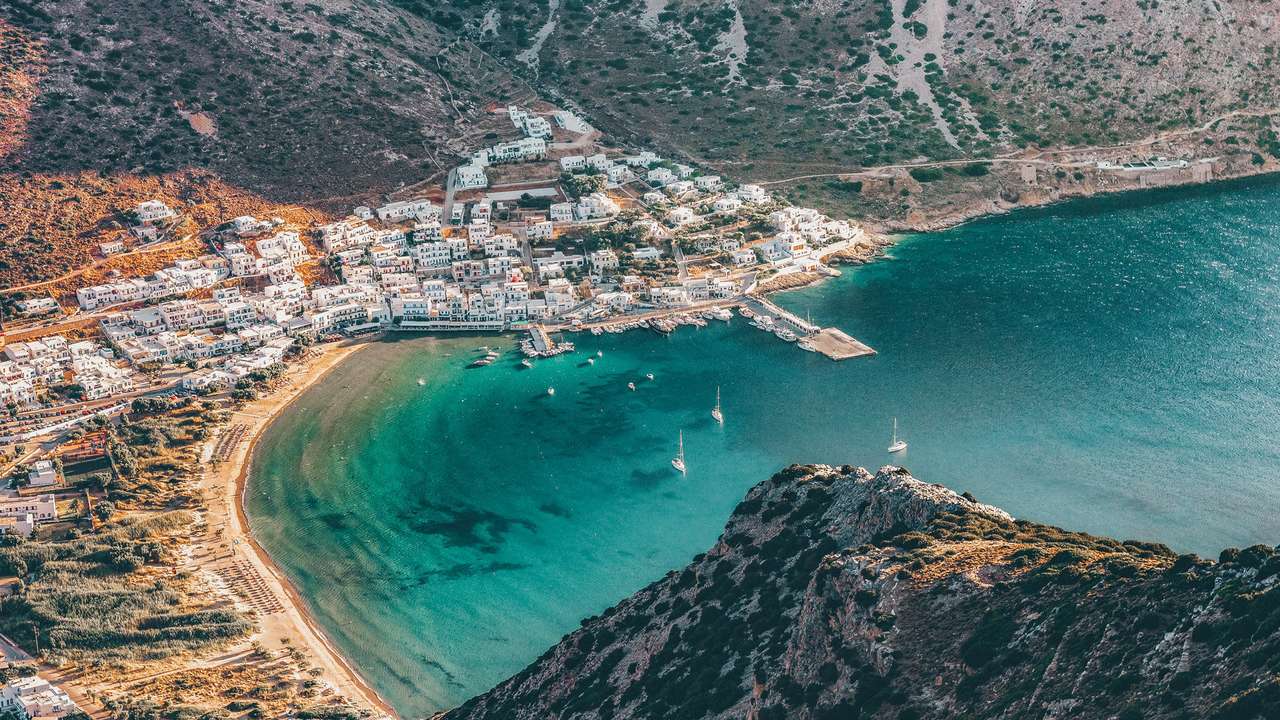 Гръцки остров Сифнос онлайн пъзел