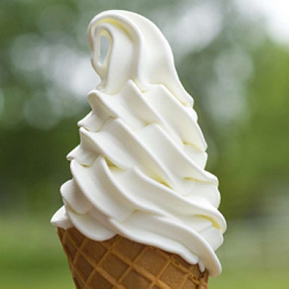 Înghețată cu vanilie puzzle online